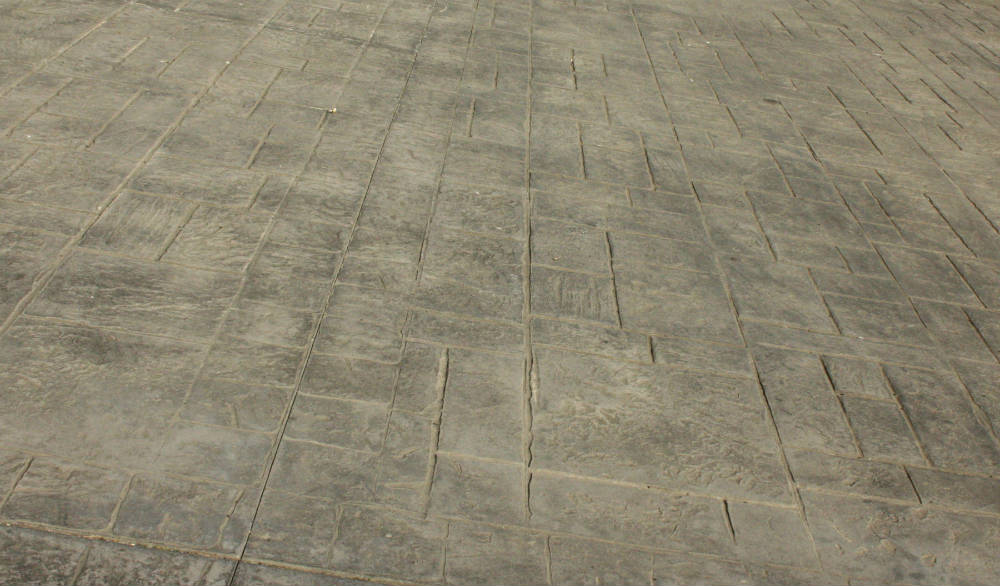 terrasse beton imprime normandie