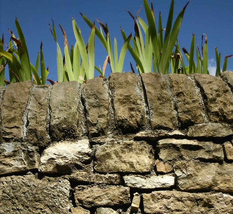 Construire un muret en pierre