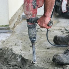 Réparer une dalle en béton extérieure