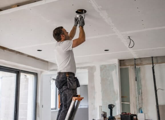 Comment installer des spots encastrés au plafond ?