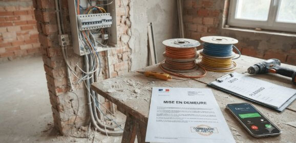 Électricien qui abandonne le chantier : recours et solutions