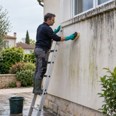 Comment nettoyer des murs extérieurs très sales soi-même ?