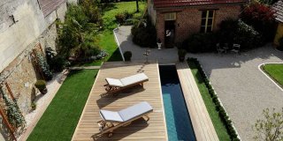 installation terrasse mobile coulissante piscine